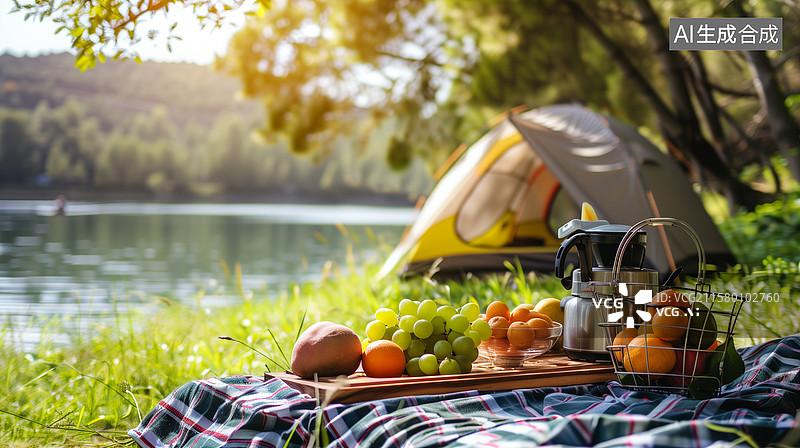【AI数字艺术】AI露营场景图片素材