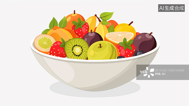 【AI数字艺术】蔬菜水果食材静物图片素材