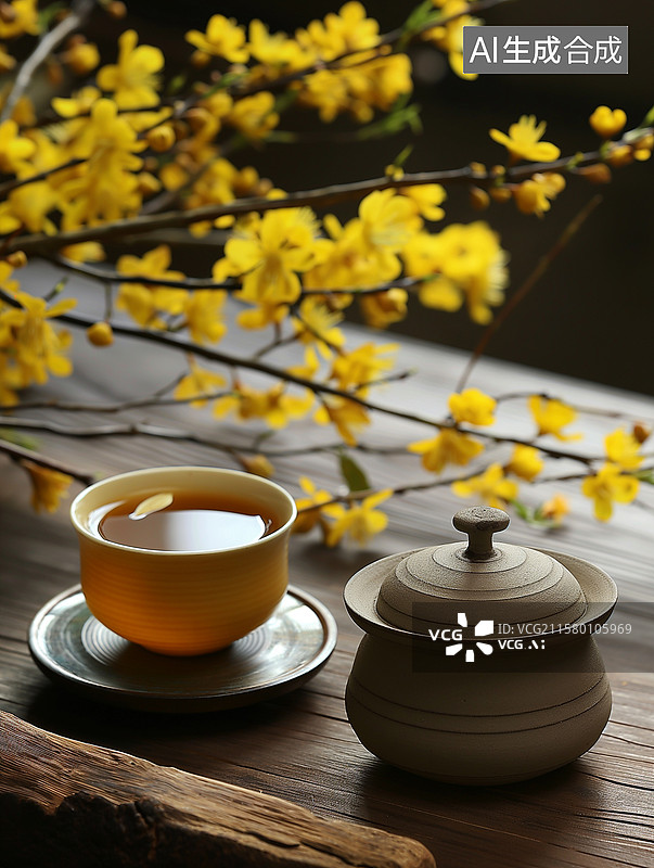 【AI数字艺术】AIGC生成茶艺图片图片素材