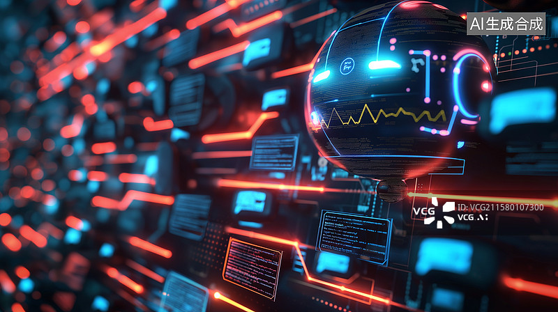 【AI数字艺术】AI人工智能概念图片素材