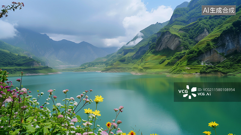 【AI数字艺术】自然景观图片素材