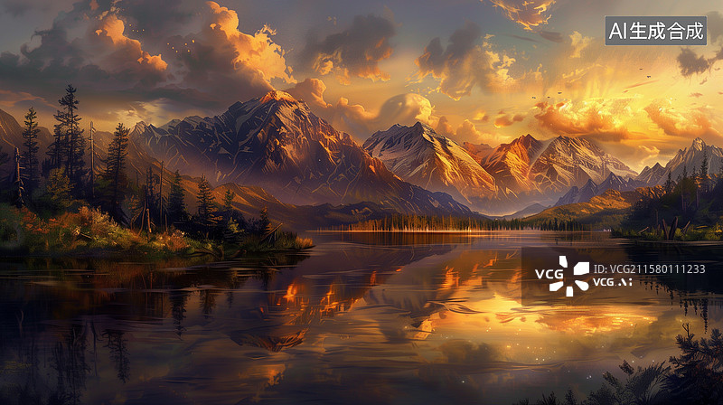 【AI数字艺术】自然景观图片素材