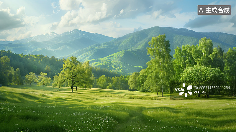 【AI数字艺术】自然景观图片素材