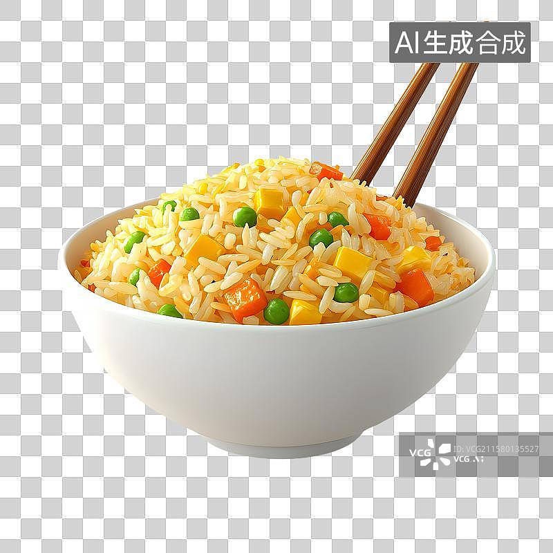 【AI数字艺术】中式炒饭美食图片素材
