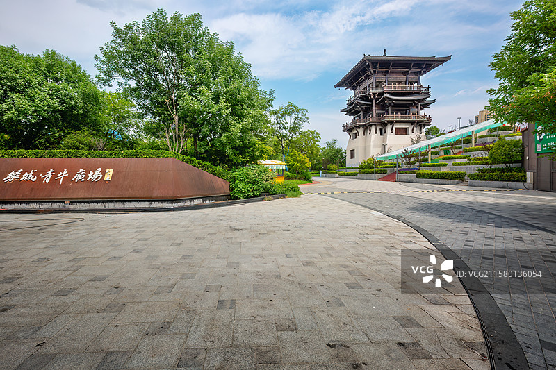 老子阁+青牛广场（安徽亳州涡阳）图片素材