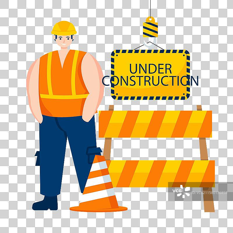 施工中的平面背景图片素材