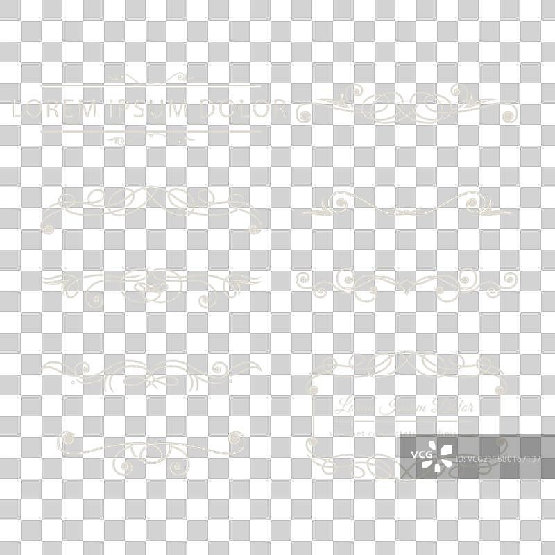 复古边框套装图片素材