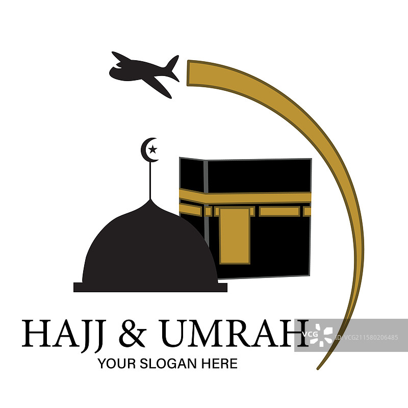 麦加旅行标志图片素材