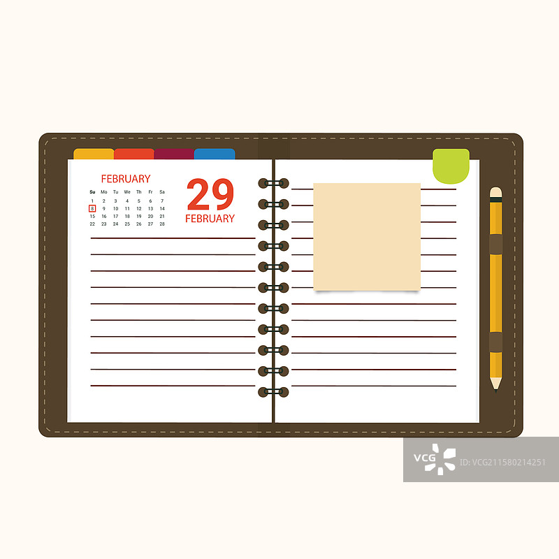 日历笔记本纸图片素材