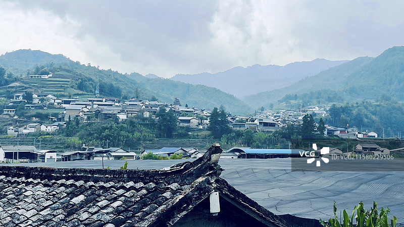 保山龙陵县田园风光图片素材