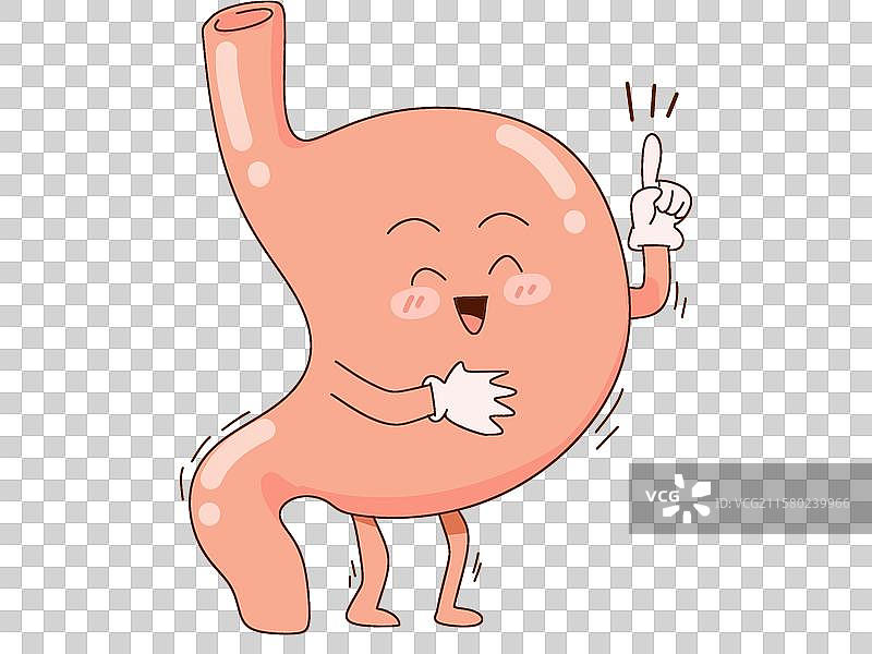 胃部小形象提示图片素材