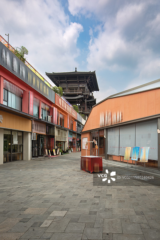 老子阁+绿城青牛广场（安徽亳州涡阳）图片素材