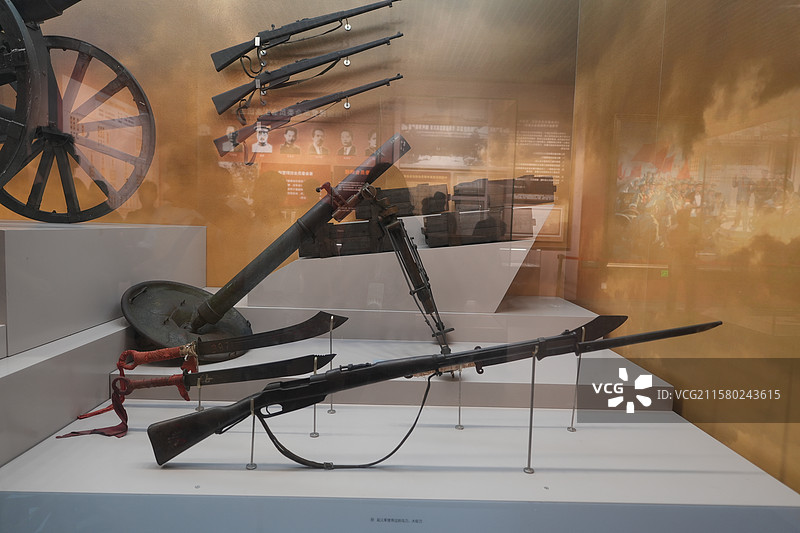 江西省南昌市的专题纪念馆，南昌八一起义纪念馆，南昌起义总指挥部旧址，中国军史第一馆，南昌起义图片素材