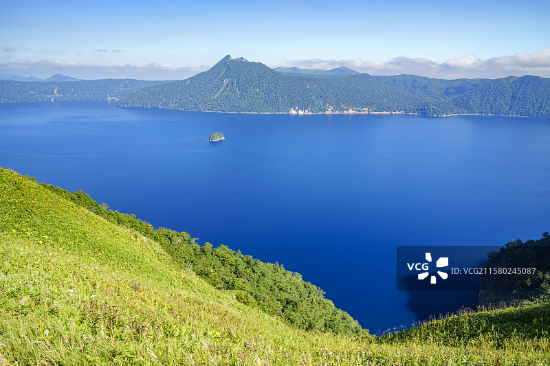 北海道的摩周湖图片素材