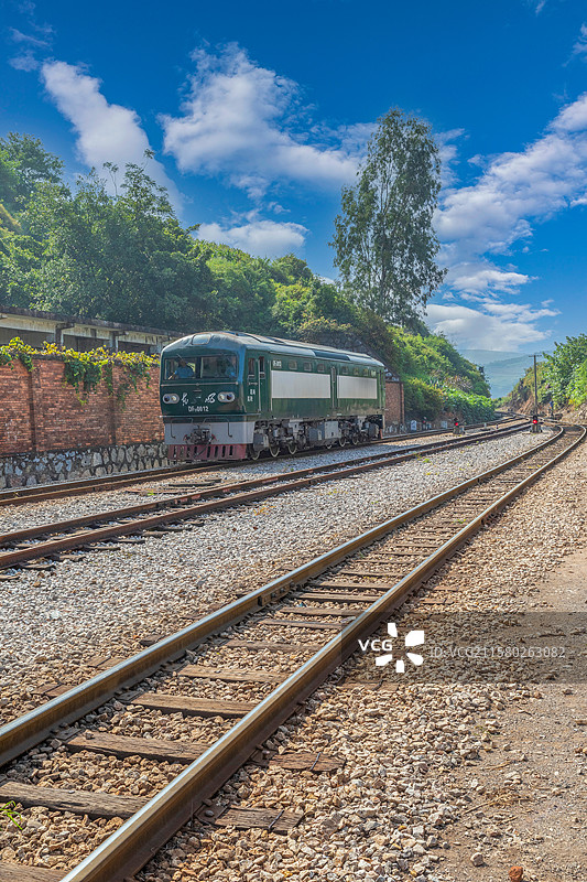 开远古老的滇越铁路图片素材