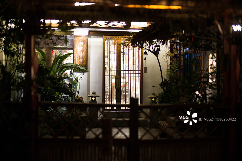 泮塘村夜图片素材