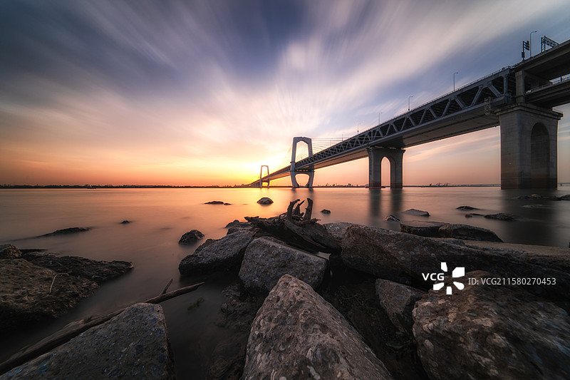 芜湖长江三桥图片素材