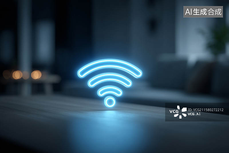 【AI数字艺术】客厅WiFi全屋智能图片素材