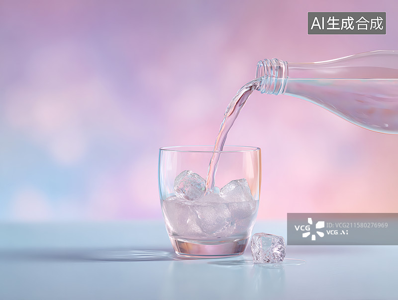 【AI数字艺术】往杯子里倒水图片素材