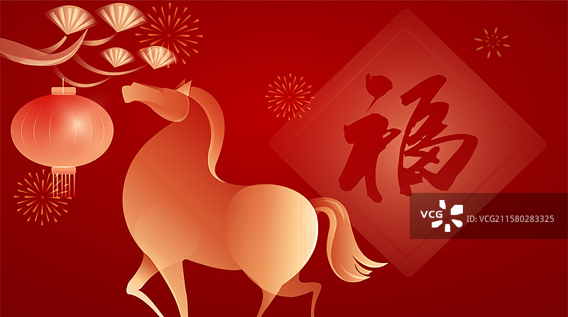 中国风2026年马年中国春节庆典海报图片素材