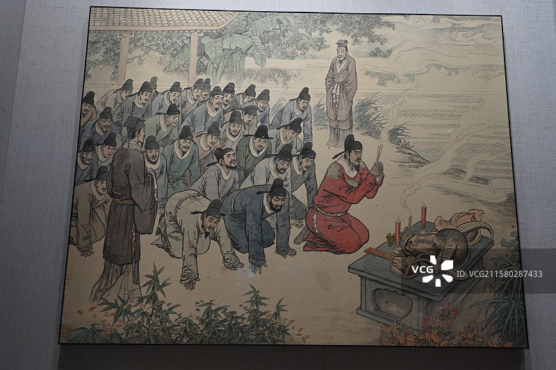 浙江省博物馆之江馆名人文化馆：思想星空·浙江精神千年图谱图片素材