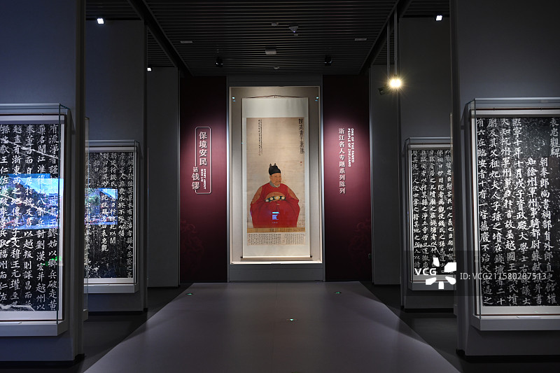 浙江省博物馆之江馆名人文化馆：思想星空·浙江精神千年图谱图片素材