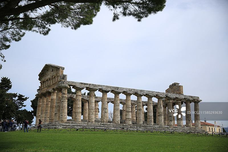 意大利南部之旅：诸神殿堂 - 意大利帕埃斯图姆Paestum图片素材