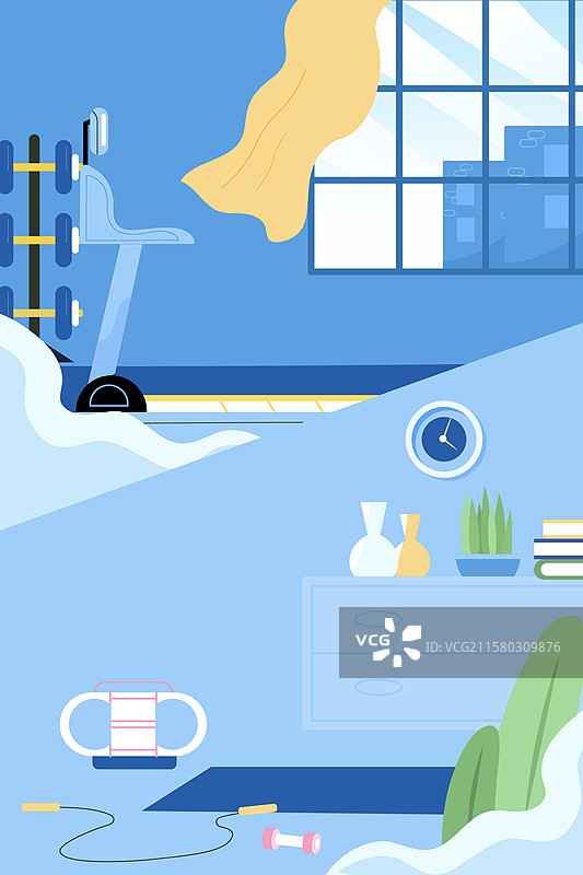 卡通青年学生情侣运动会足球亲子运动健身身材管理减肥比赛乒乓球瑜伽跑步马拉松电商风景背景渐变矢量插画图片素材