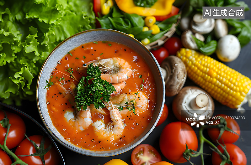 【AI数字艺术】美味的食物图片素材