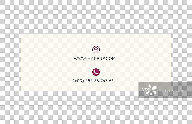 水彩花卉公司名片图片素材