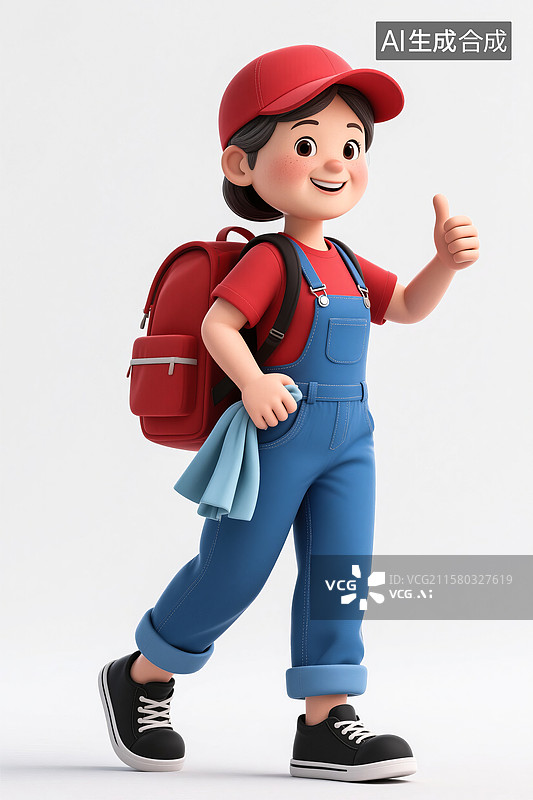 【AI数字艺术】专业家政保洁服务人员3d立体风格人物图片素材