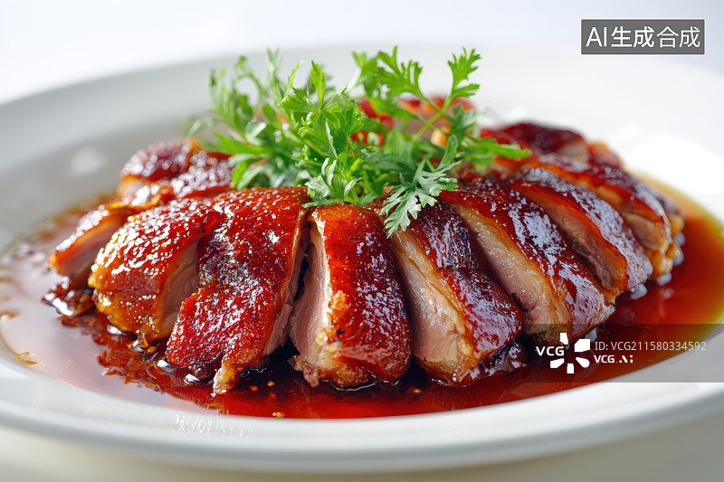 【AI数字艺术】中餐美食-广式烧鹅图片素材