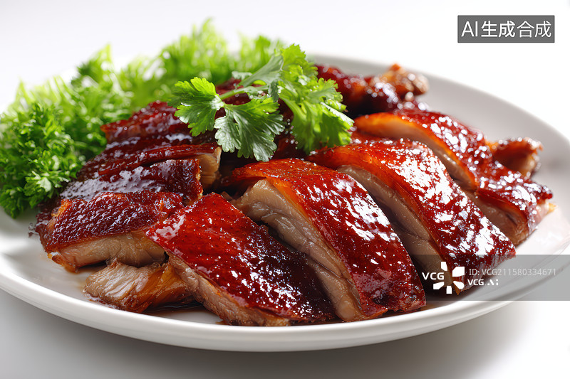 【AI数字艺术】中餐美食-广式烧鹅图片素材