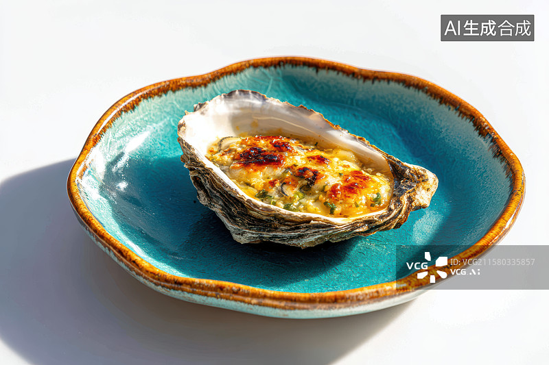 【AI数字艺术】中餐美食-烤生蚝图片素材