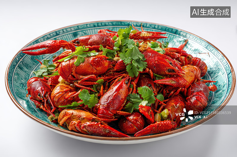 【AI数字艺术】中餐美食-麻辣小龙虾图片素材