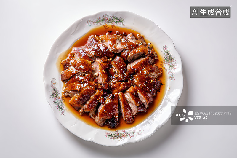 【AI数字艺术】中餐美食-广式烧鹅图片素材