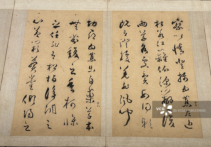 文彭狂草真迹｜明《傲园杂兴诗册》全本（嘉靖年破体草书/鉴藏印链/文氏书风）｜天津博物馆国宝级孤本图片素材