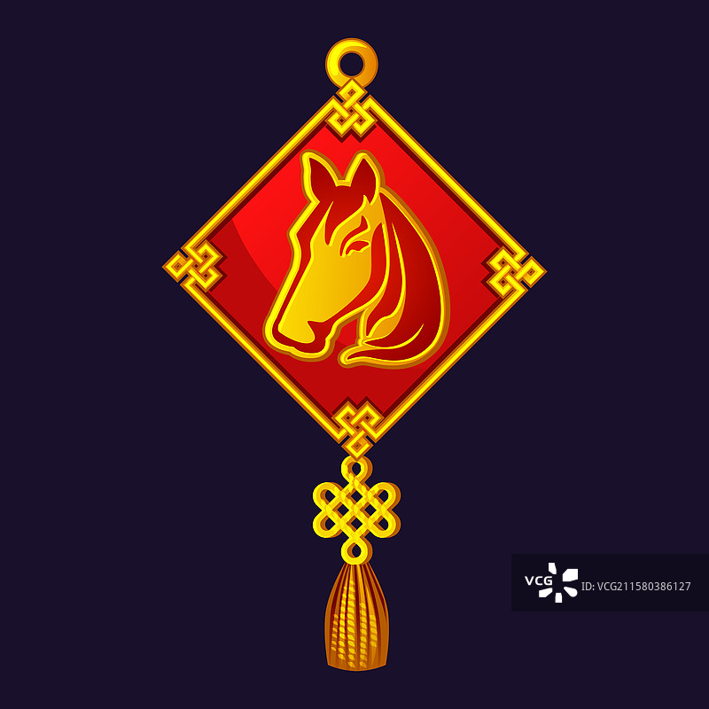 中国新年结绳符咒图片素材