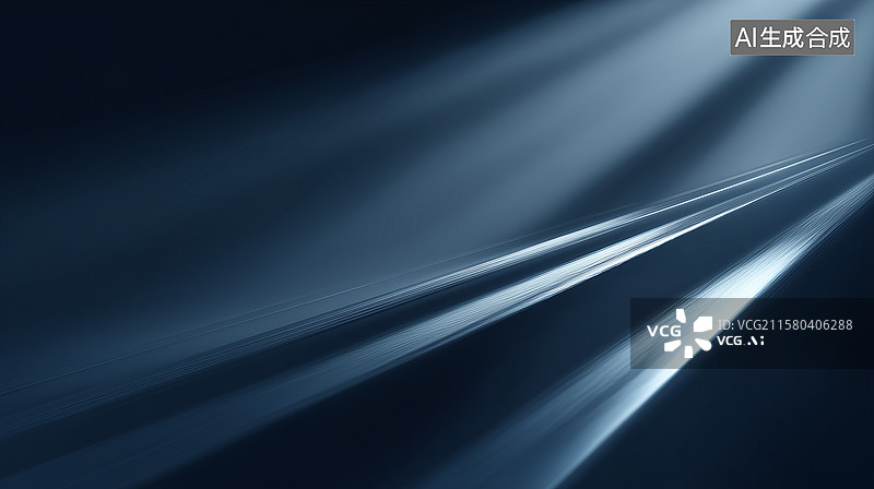 【AI数字艺术】午夜蓝渐变速度线背景图片素材