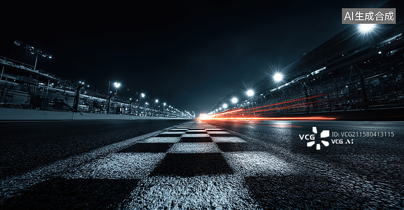 【AI数字艺术】赛车赛道特写道路背景图图片素材