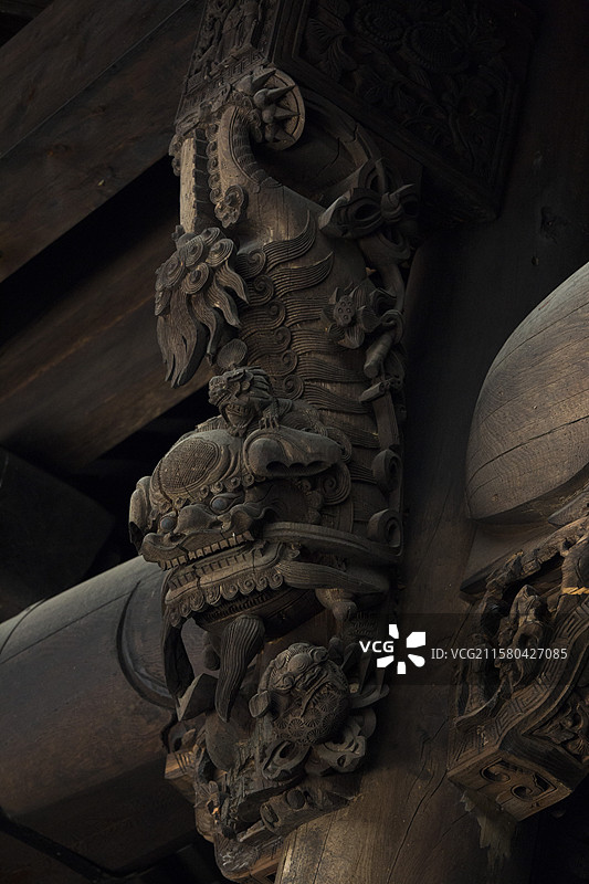 安徽绩溪龙川村图片素材