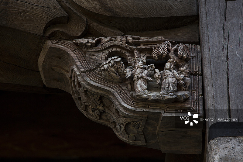 安徽绩溪龙川村图片素材