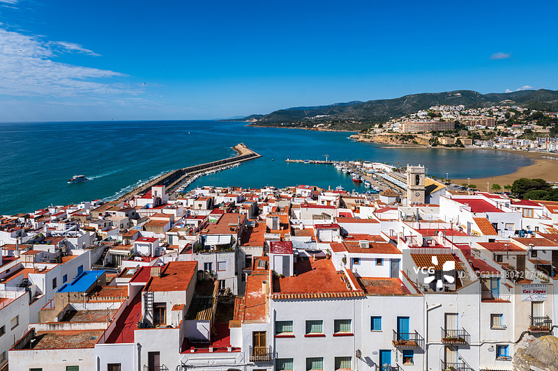 西班牙佩尼斯科拉风光图片素材