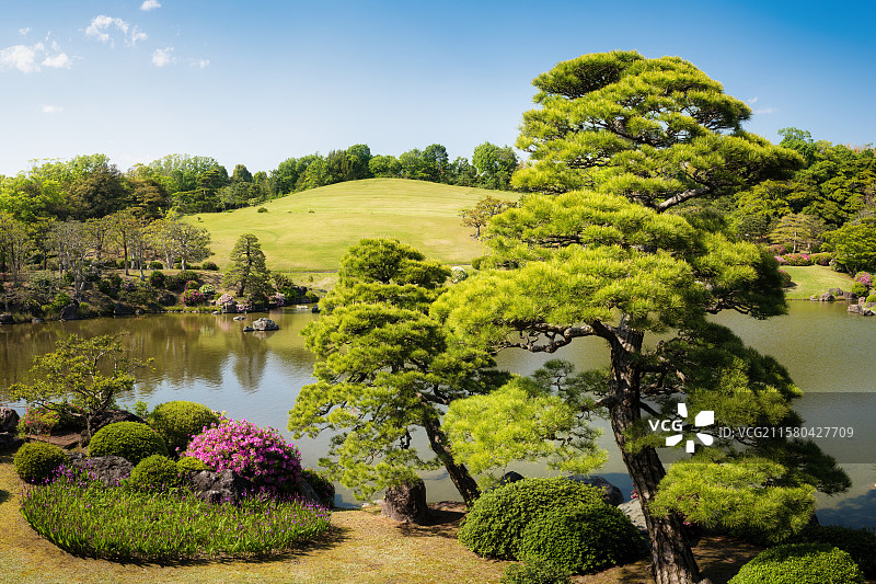日本 大阪 万博日本庭园图片素材