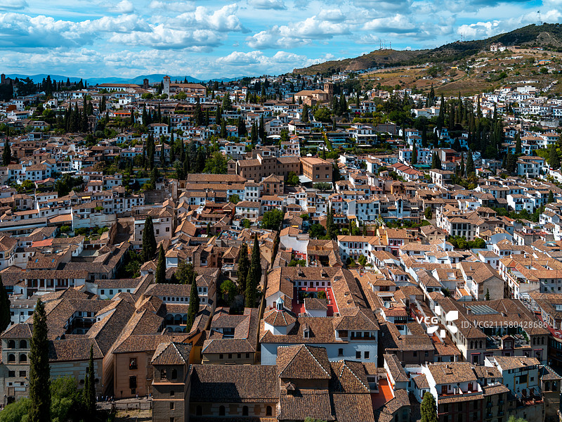 西班牙格拉纳达城图片素材