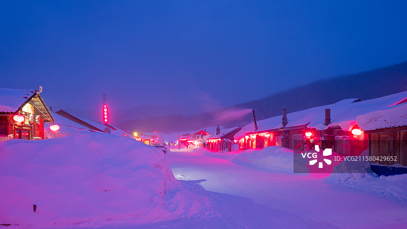 黑龙江海林市雪乡美景图片素材