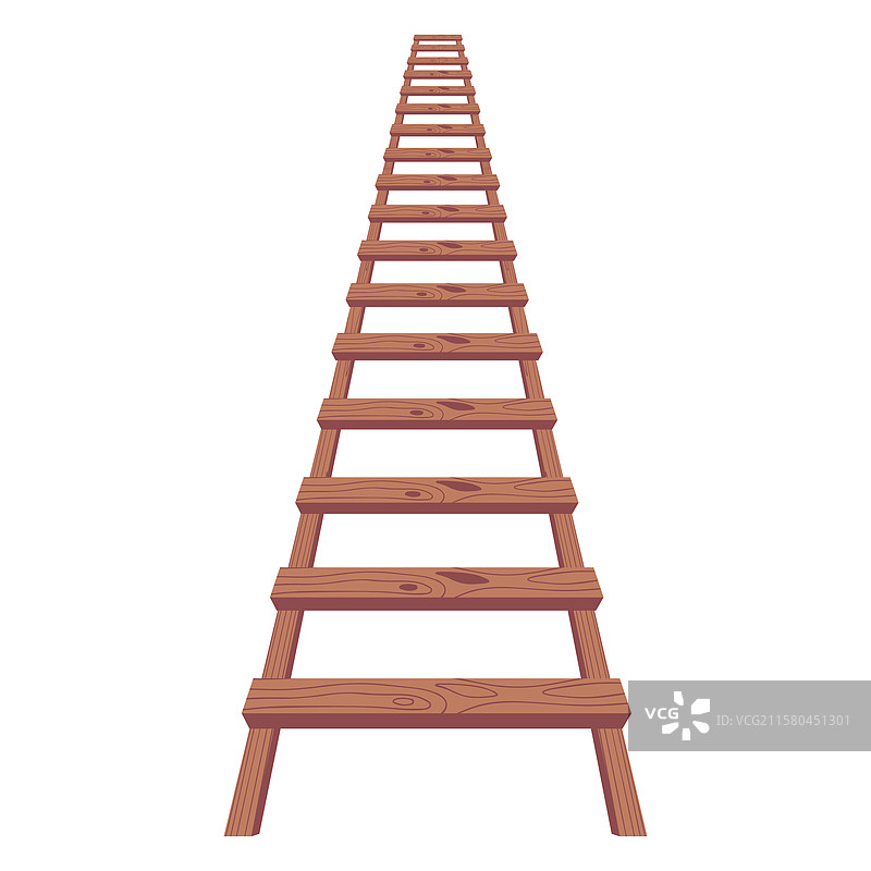 孤立的木梯图片素材
