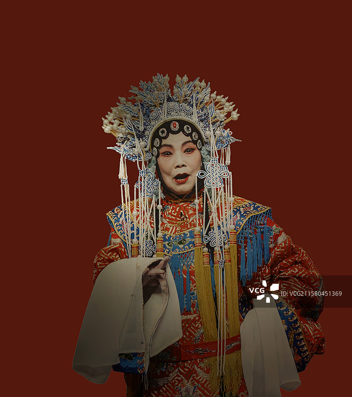 传统文化，表演艺术家马金风打金枝剧照，博物馆图片素材