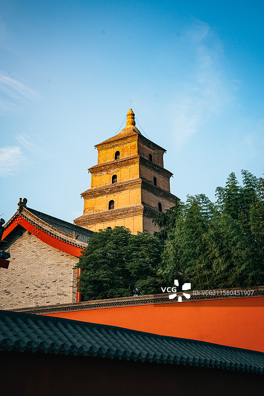 西安大雁塔图片素材