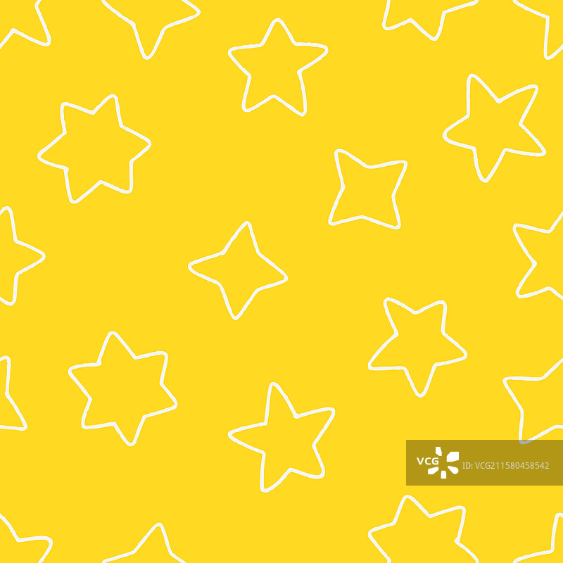 星形图案的无缝重复设计图片素材